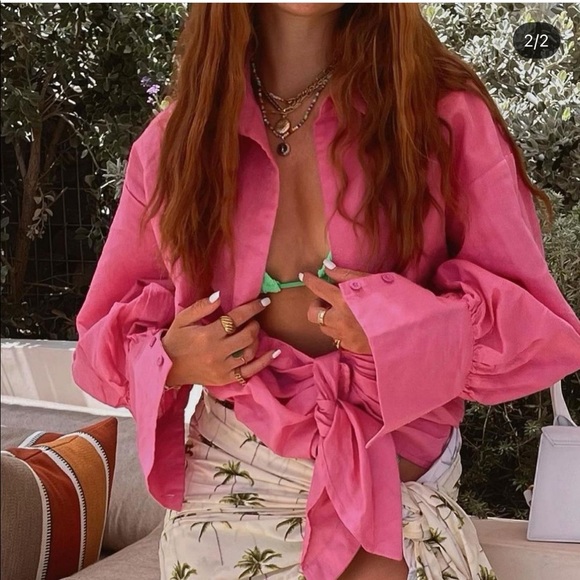 Zara oversized shirt with pockets - Picture 9 of 13